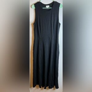 Melloday Sleeveless Knit Midi A-Line Dress